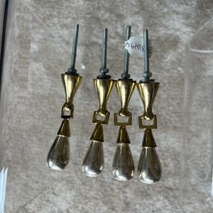 Anthropologie Tear Drop Drawer Pulls -Set of 3